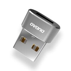 Adapteri, Dudao, USB-C tavalliseen USB-liitäntään, musta hinta ja tiedot | Dudao Tietokoneiden lisävarusteet | hobbyhall.fi
