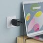 Laturi, 2in1, Acefast, 2x USB-C, 65 W., USB-C-kaapelilla, musta hinta ja tiedot | Puhelimen laturit | hobbyhall.fi