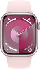 Apple Watch Series 9 41mm Pink Aluminum/Light Pink Sport Band hinta ja tiedot | Älykellot | hobbyhall.fi
