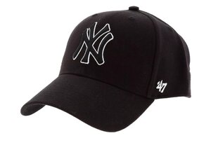 Mlb new york yankees 47 brand unisex black b-mvpsp17wbp-bkc hinta ja tiedot | Miesten hatut, huivit ja käsineet | hobbyhall.fi