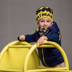 Hattu pojille Batman, musta hinta ja tiedot | Poikien hatut, huivit ja käsineet | hobbyhall.fi