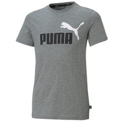 Puma T-Paita Ess+ 2 Col Logo Tee Grey 586985 03 hinta ja tiedot | Poikien paidat | hobbyhall.fi