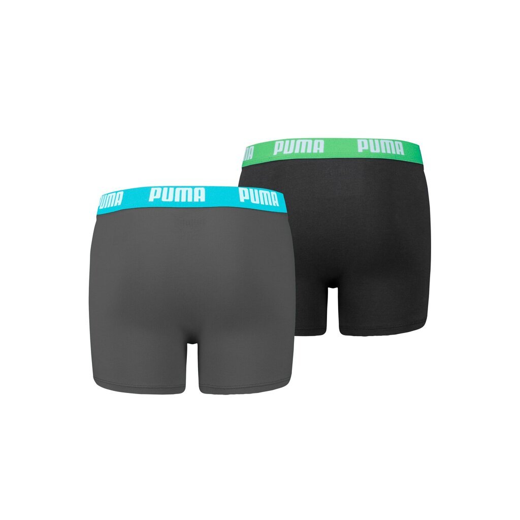 Puma Alusvaatteet Boys Boxer Grey Black 935454 01 935454 01/140 hinta ja tiedot | Poikien alusvaatteet | hobbyhall.fi