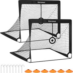 Jalkapallomaali lapsille SongMics SZQ422B01, musta hinta ja tiedot | Jalkapallomaalit ja verkot | hobbyhall.fi