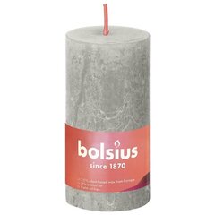 Bolsius Pilarikynttilät Shine 8 kpl 100x50 mm hiekanharmaa hinta ja tiedot | Kynttilät ja kynttilänjalat | hobbyhall.fi