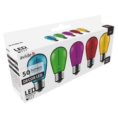 Avide LED-lamput 1W E27 Decor Filament, 5 kpl hinta ja tiedot | Lamput | hobbyhall.fi