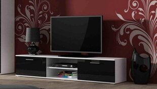 TV-taso Cama Soho 180 valkoinen/musta kiiltävä hinta ja tiedot | TV-tasot | hobbyhall.fi