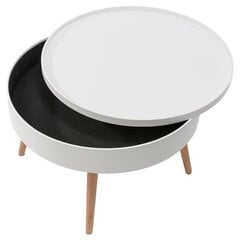 Pyöreä pöytä laatikolla, 60 cm hinta ja tiedot | Sohvapöydät | hobbyhall.fi