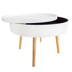 Pyöreä pöytä laatikolla, 60 cm hinta ja tiedot | Sohvapöydät | hobbyhall.fi