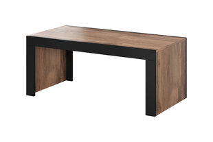 Pöytä Cama Meble Mila, ruskea/musta hinta ja tiedot | Sohvapöydät | hobbyhall.fi