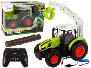 Kauko-ohjattava traktori - metsätraktori, 1:24 hinta ja tiedot | Poikien lelut | hobbyhall.fi