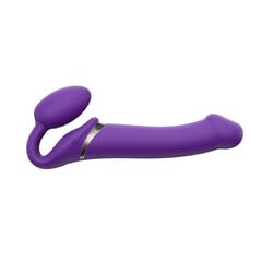 Strap For Me - Tärisevä Strap-On Dildo - Koko M - Violetti hinta ja tiedot | Vibraattorit | hobbyhall.fi