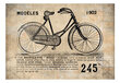 Valokuvatapetti - Old School Bicycle 100x70 cm hinta ja tiedot | Valokuvatapetit | hobbyhall.fi