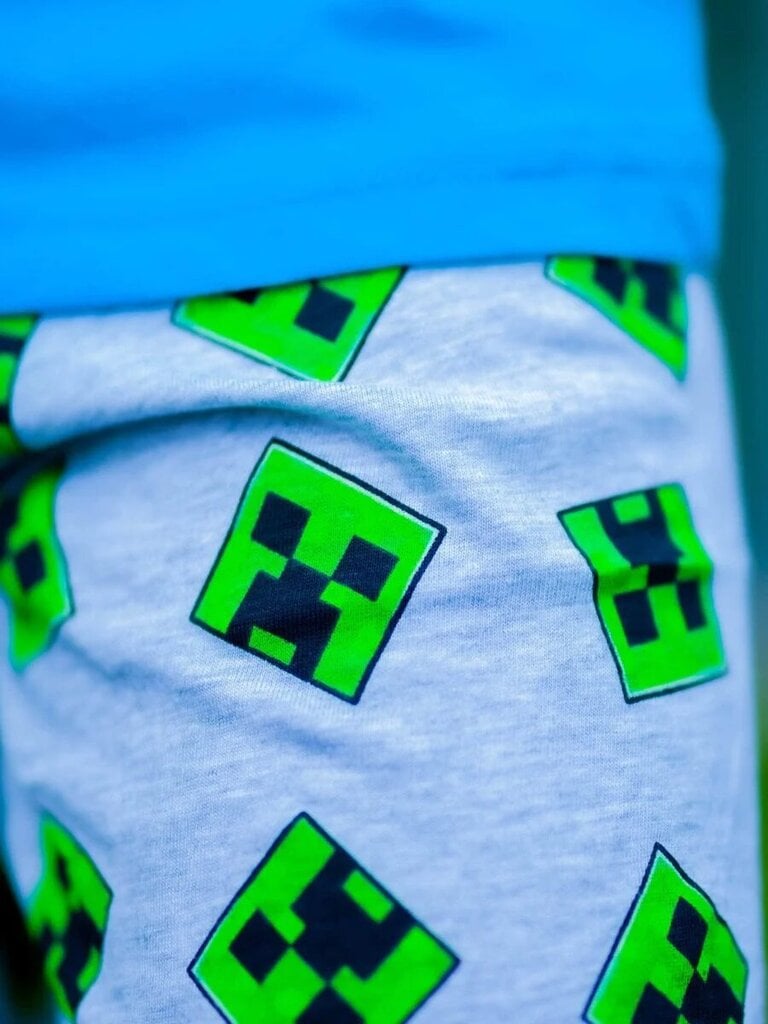 Minecraft shortsit ja t-paita setti hinta ja tiedot | Poikien kylpytakit ja pyjamat | hobbyhall.fi