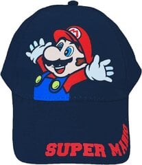 Super Mario lasten baseball-lippis, tummansininen hinta ja tiedot | Poikien hatut, huivit ja käsineet | hobbyhall.fi