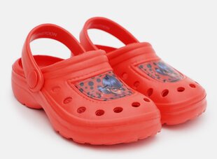 Ihmeellinen Ladybug punainen Crocs tytöille hinta ja tiedot | Lasten pistokkaat | hobbyhall.fi