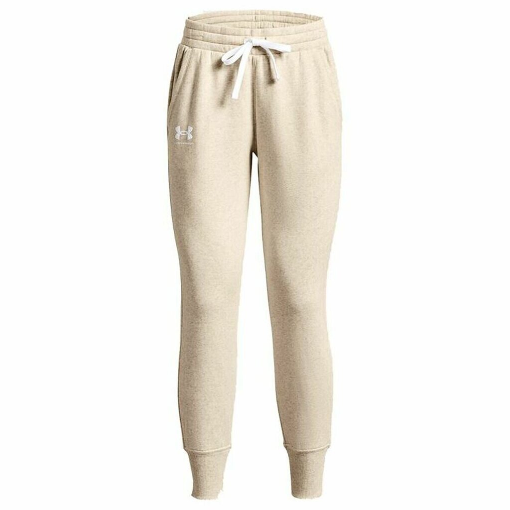 Naisten urheiluhousut Under Armour Rival Fleece, beige hinta ja tiedot | Naisten urheiluvaatteet | hobbyhall.fi