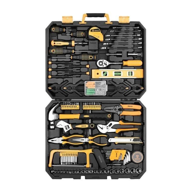 Deko Tools käsityökalusarja DKMT168, 168 osaa hinta ja tiedot | Käsityökalut | hobbyhall.fi