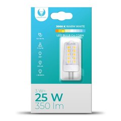 LED Bulb G4 Corn 3W 12V 3000K 350lm Forever Light hinta ja tiedot | Lamput | hobbyhall.fi