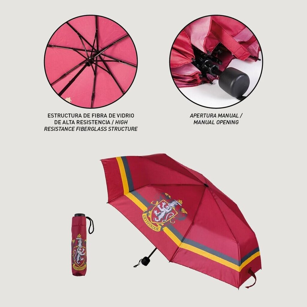 Sateenvarjo Harry Potter Gryffindor, punainen hinta ja tiedot | Lasten asusteet | hobbyhall.fi