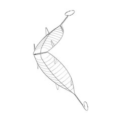 Grilli Sauvic kalalle, 13,5x54 cm hinta ja tiedot | Grillitarvikkeet ja -välineet | hobbyhall.fi