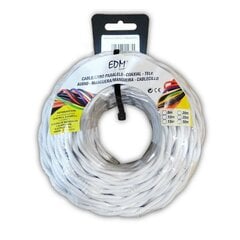 Rinnakkaisliitäntäkaapeli EDM 11989 25 m 3 x 1,5 mm hinta ja tiedot | Tekstiilijohdot ja sähköliittimet | hobbyhall.fi