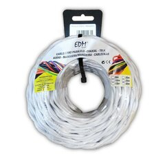 Rinnakkaisliitäntäkaapeli EDM 11989 25 m 3 x 1,5 mm hinta ja tiedot | Tekstiilijohdot ja sähköliittimet | hobbyhall.fi