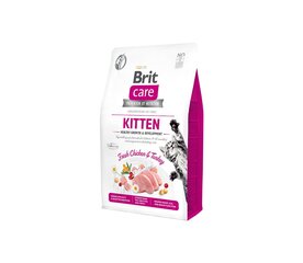 Brit Care Cat GF Kitten Healthy Growth&Development kissan kuivaruoka, 0,4 kg. hinta ja tiedot | Kissan kuivaruoka | hobbyhall.fi