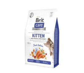 Brit Care Cat GF Kitten Gentle Digestion&Strong Immunity kissan kuivaruoka, 2 kg. hinta ja tiedot | Kissan kuivaruoka | hobbyhall.fi