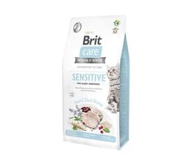 Brit Care Cat GF Insect&Fresh Herring hypoallergeeninen kissan kuivaruoka, 2 kg. hinta ja tiedot | Kissan kuivaruoka | hobbyhall.fi