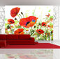 Valokuvatapetti - Country poppies 400x270 cm hinta ja tiedot | Valokuvatapetit | hobbyhall.fi