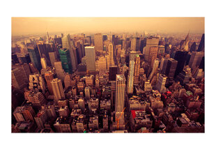 Valokuvatapetti - Bird Eye View of Manhattan, New York 450x270 cm hinta ja tiedot | Valokuvatapetit | hobbyhall.fi