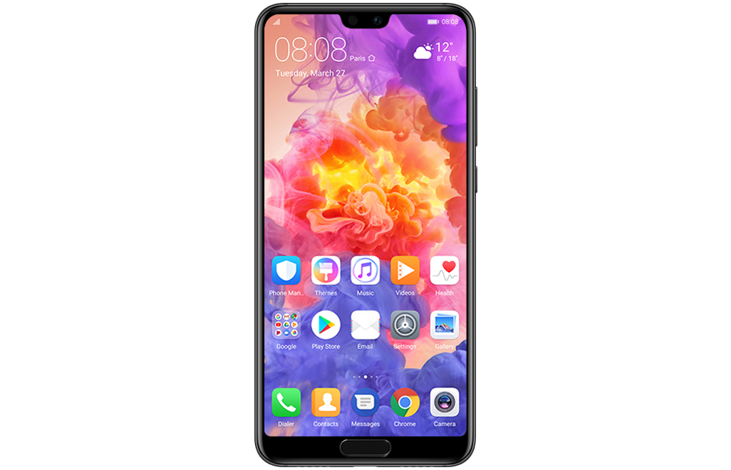 HUAWEI P20 fullview display ultra-thin bezels