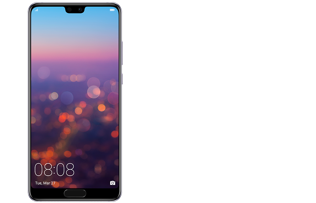 HUAWEI P20 fullview display ultra-thin bezels