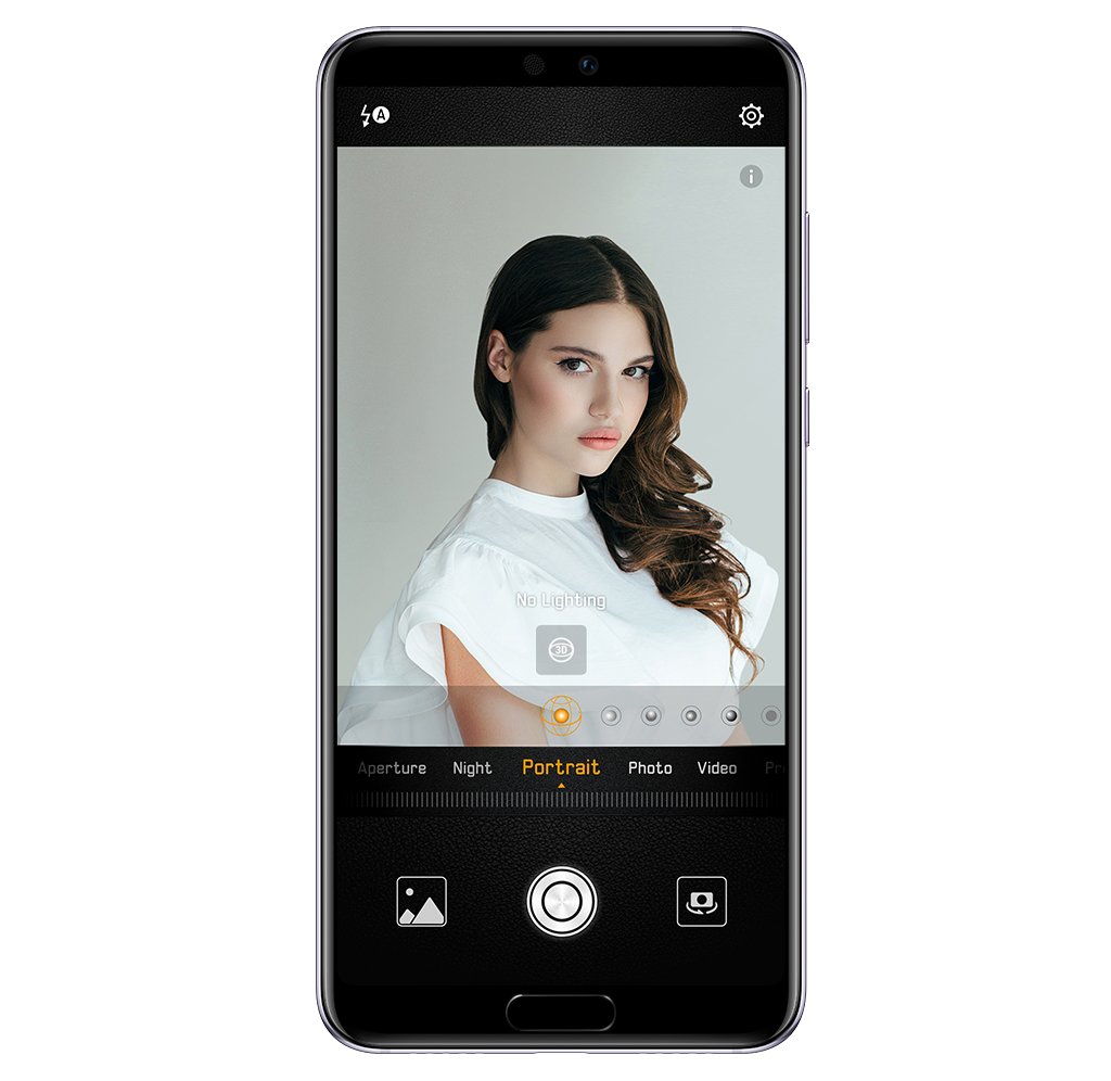 HUAWEI P20 3D portrait lighting feature