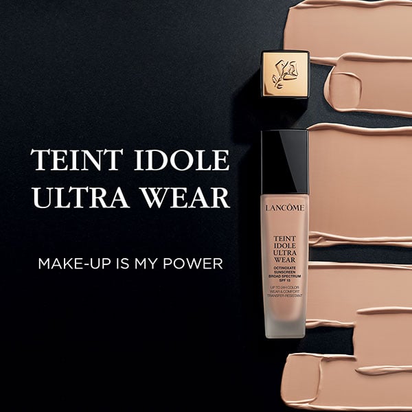 Videotulos kyselystä â € eTeint Idole Ultra Wear Foundation lancome commercialâ €