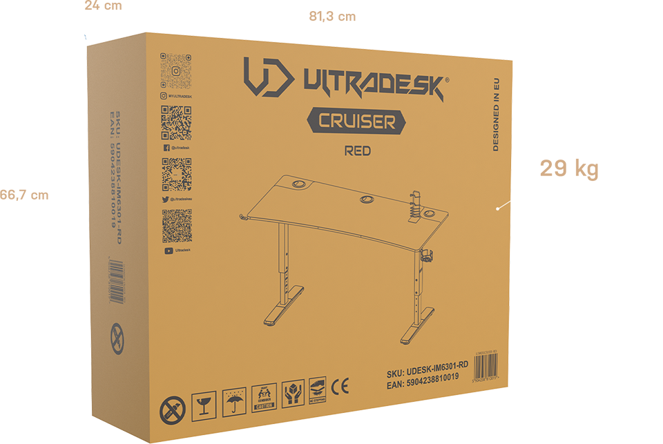 Ultradesk CRUISER -tietokonepöytä,