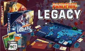 Stalo žaidimas Pandemic Legacy: Season 1, EN