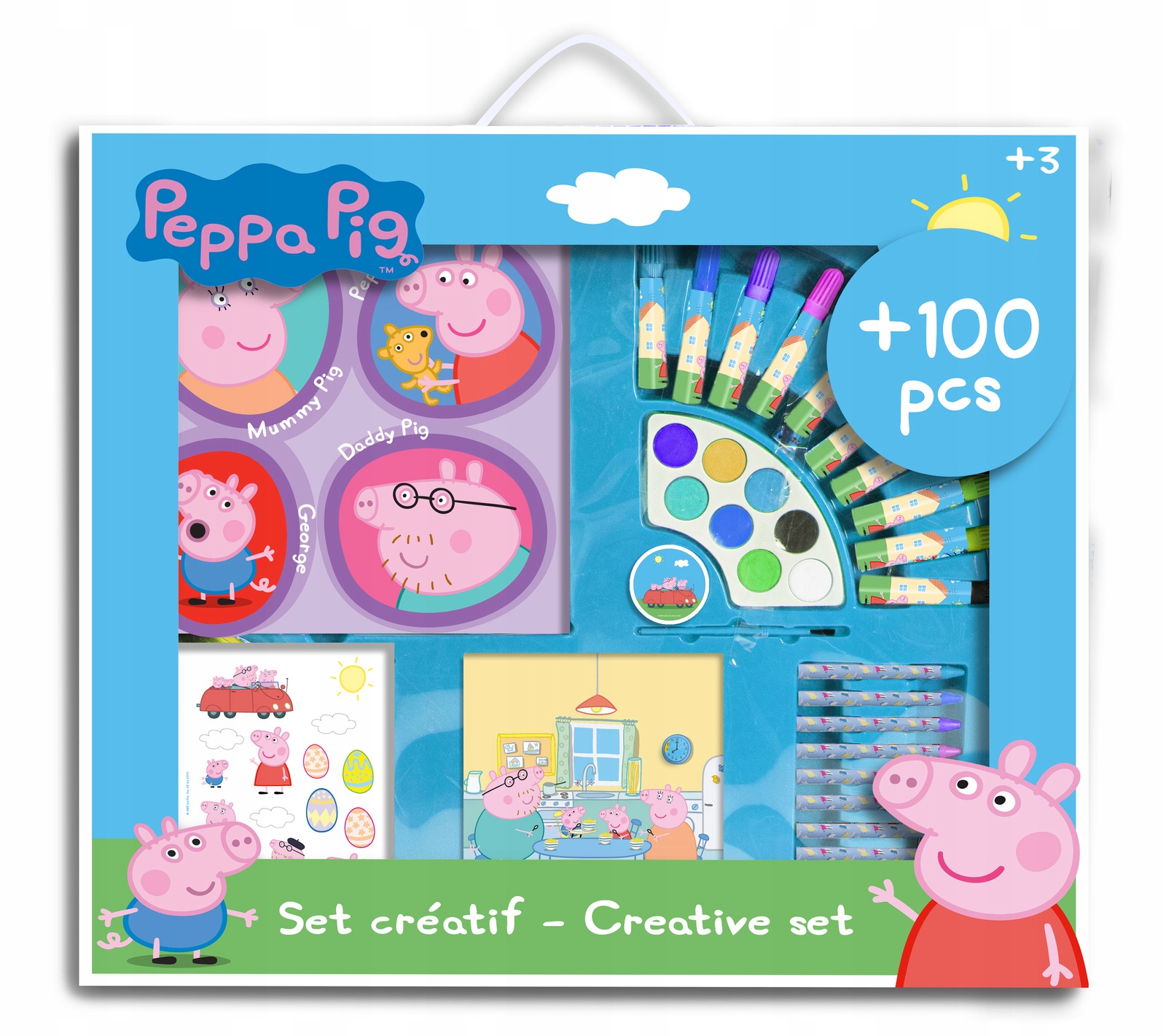 PEPPA PIG PIG LARGE CREATIVE ART SET Useita merkkejä