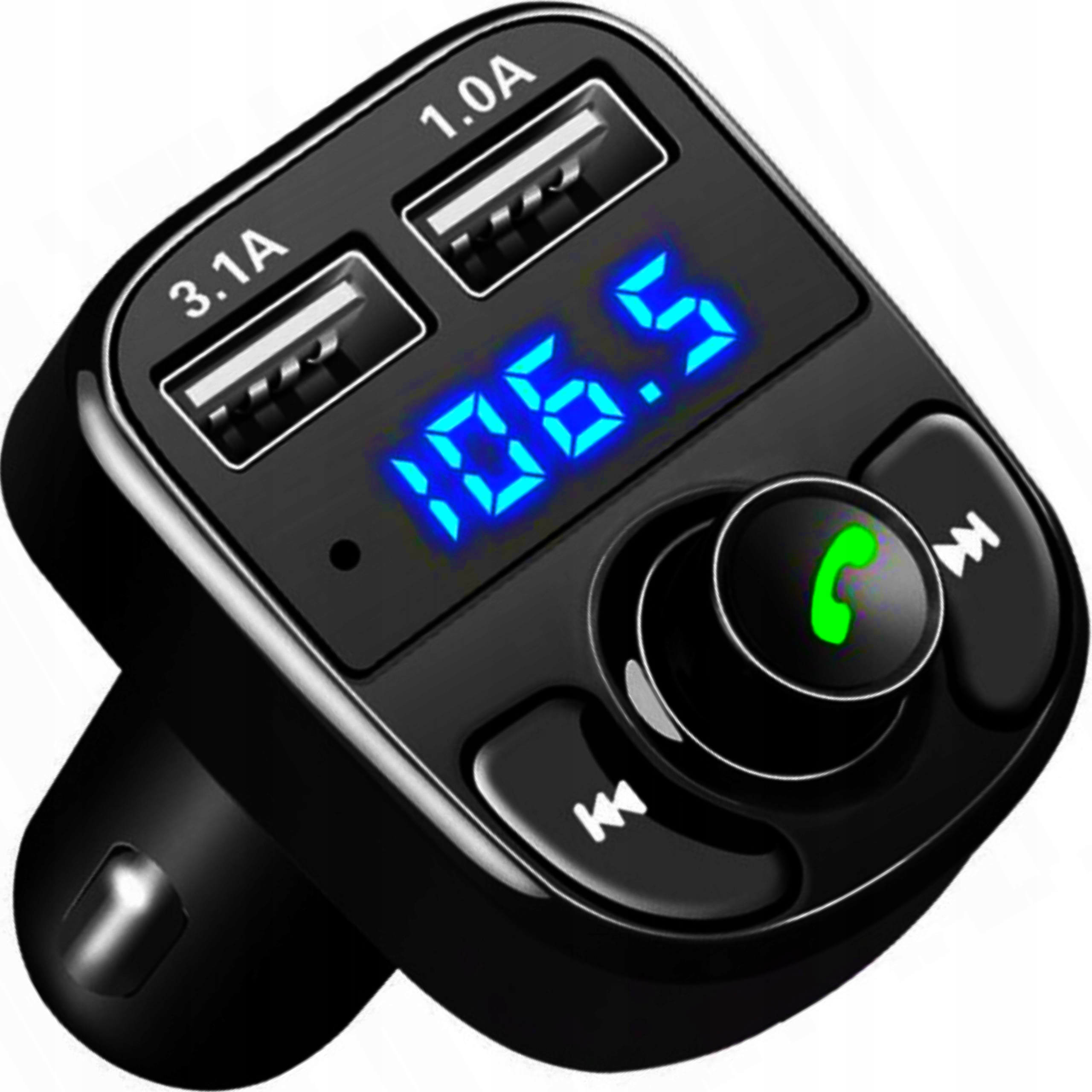 BLUETOOTH FM MP3 SD -LÄHETIN 2xUSB-LATURI