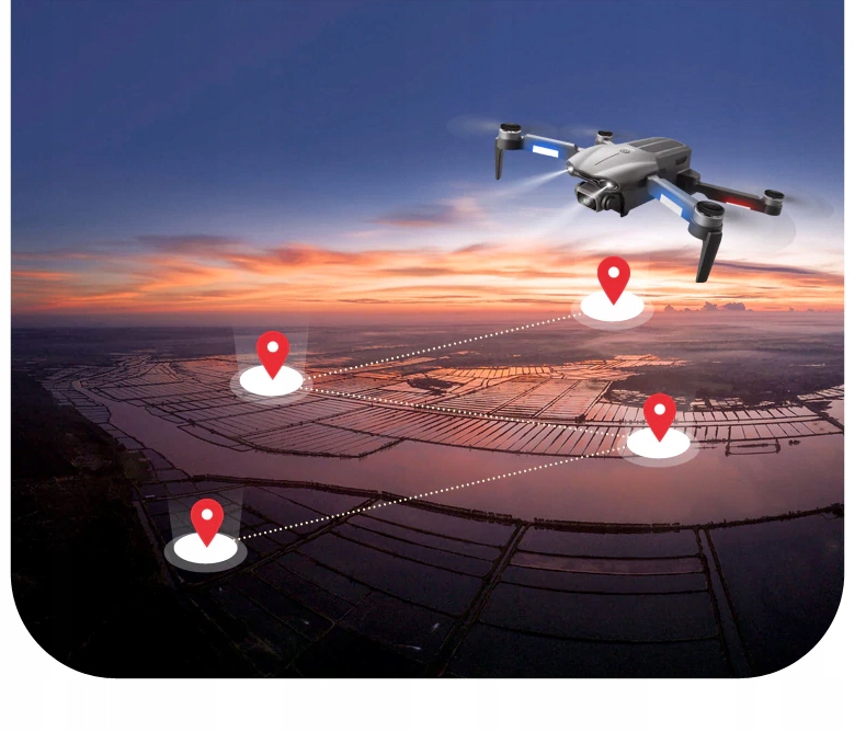 DRONE F9 KAMERA 6K HD GPS WIFI 30 MIN KÄSITTELY 3000m Tuotteen paino kappalepakkauksella 0,35 kg