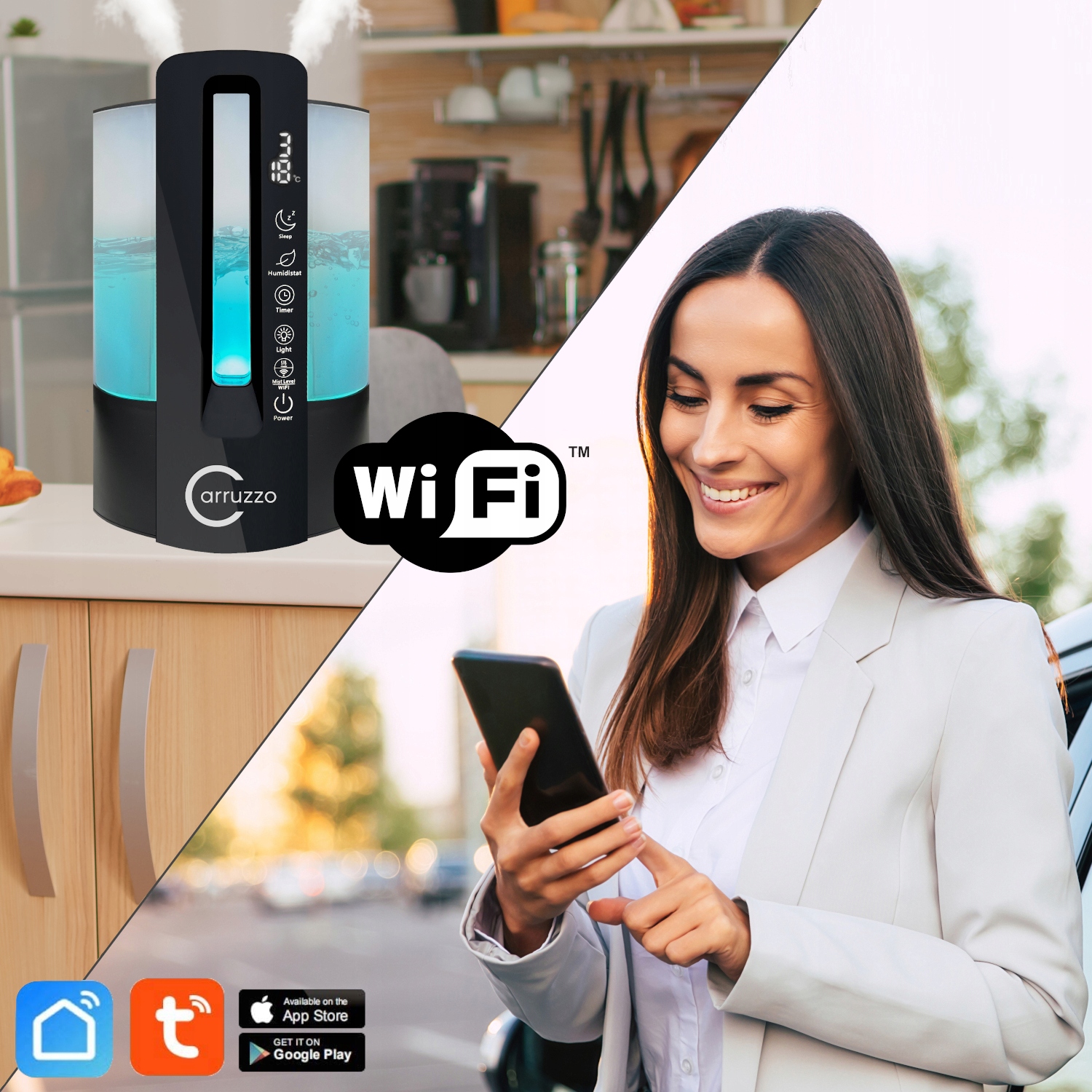 Ilmankostutin SMART WIFI -puhdistin AROMA EAN (GTIN) 5905123211133