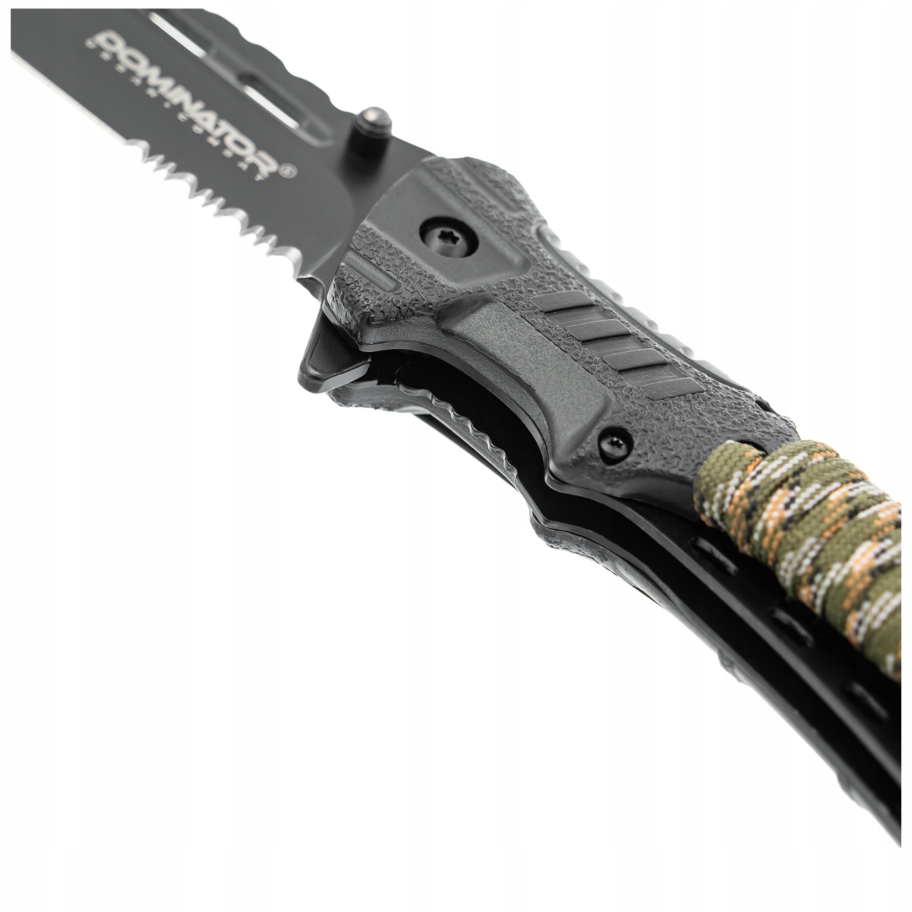 TAITTUVA VEITSI DOMINATOR PARACORD CAMO 4in1 FINDER Kahvan pituus 12 cm