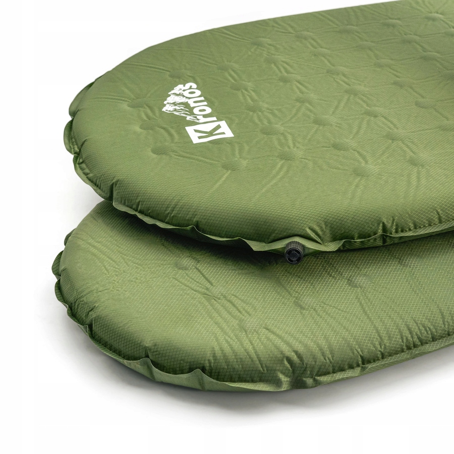 KRONOS paksu matto, itsestään täyttyvä makuualusta 5 cm Hallitseva väri - vihreän sävyt