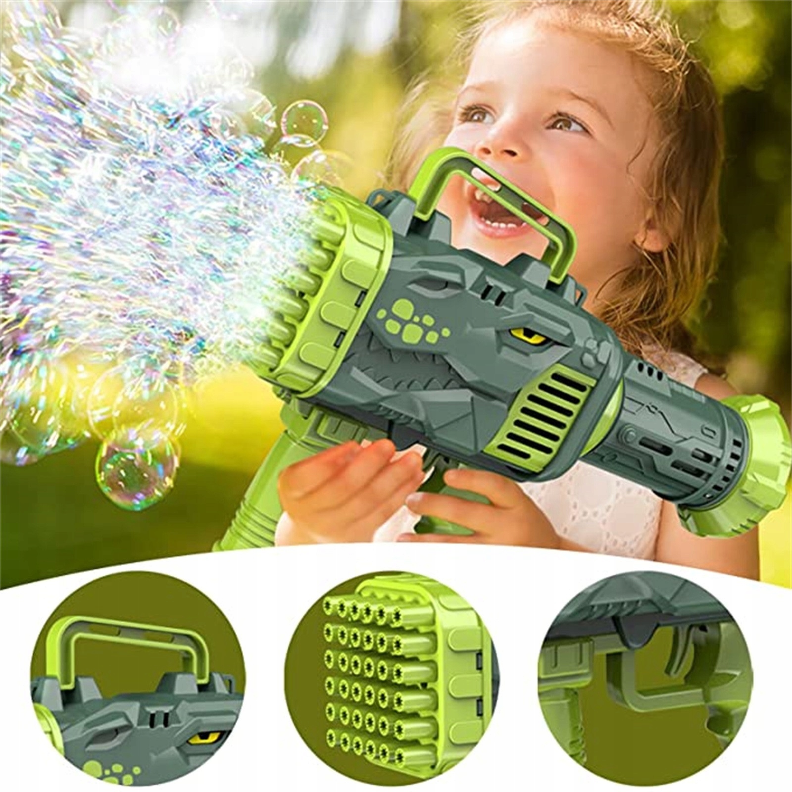 Pistol Bazooka XXL Bubble Machine Pistoolin tyyppi