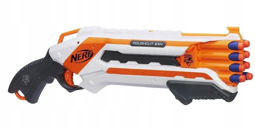 NERF ELITE SHOTGUN ROUGH CUT 2X4 LAUNCH A1691 Valmistajakoodi A1691