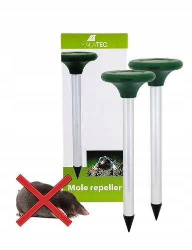 MOLE REPELLER RODENT VOLES SOLAR 2 kpl EAN (GTIN) 5901785360370