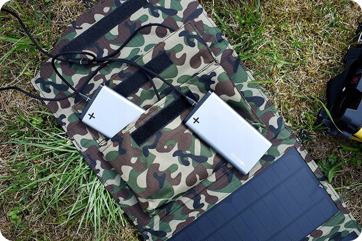 TOURIST SOLAR MAT 4 PANEELIT 20W USB-liittimet