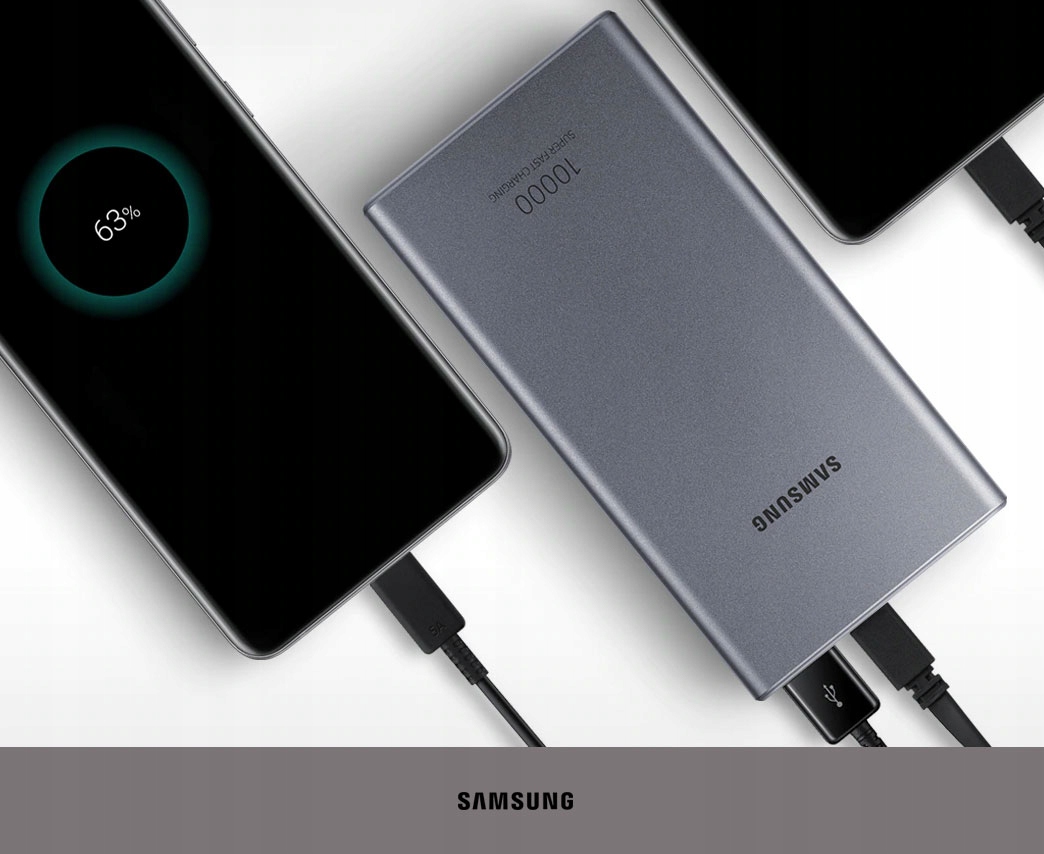 VIRTAPANKKI SAMSUNG AKKU 10000MAH 25W PD Kotelon materiaali metallia