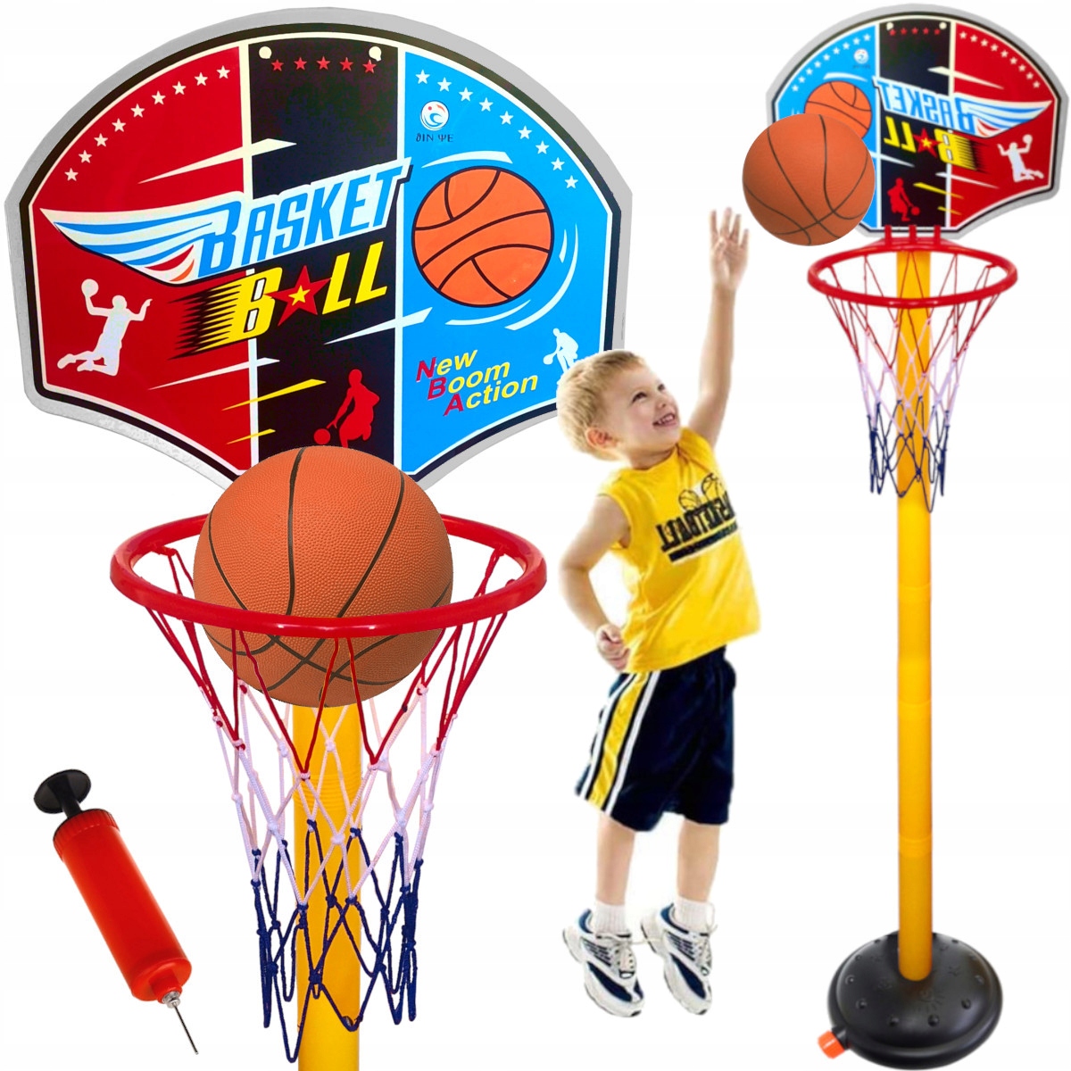 Basketball KIDS GAME SET 2IN1 koripallopumppu